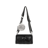 Stylish Crossbody Bag with Detachable Strap and Coin Purse