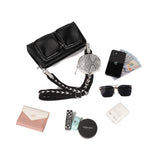 Stylish Crossbody Bag with Detachable Strap and Coin Purse