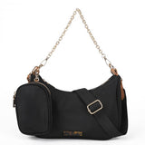Stylish PU Handbag with Personality Grab and Adjustable Strap
