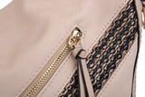 WY-CT35460-KHAKI- Solid Color Simple Cross-Body Bag
