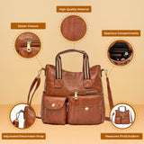 Women's Casual Handbag, Multi Pocket Design, Elegant Look, Made From High Quality Material