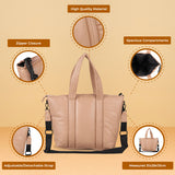 Multi-Purpose Outdoor Hand Bag With Adjustable Strap, and Zipper Closure in Durable PU Material