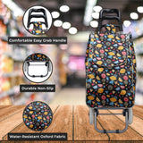Shopping Trolley, Lightweight, Foldable & Portable, Large Capacity, Latest 2023 Model, Made From High Quality Oxford Fabric, Stylish Patterns, 30L