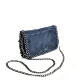 Bright Leather Bag with Chain Handle, High-Quality Material, Spacious and Versatile, Sleek and Modern Design